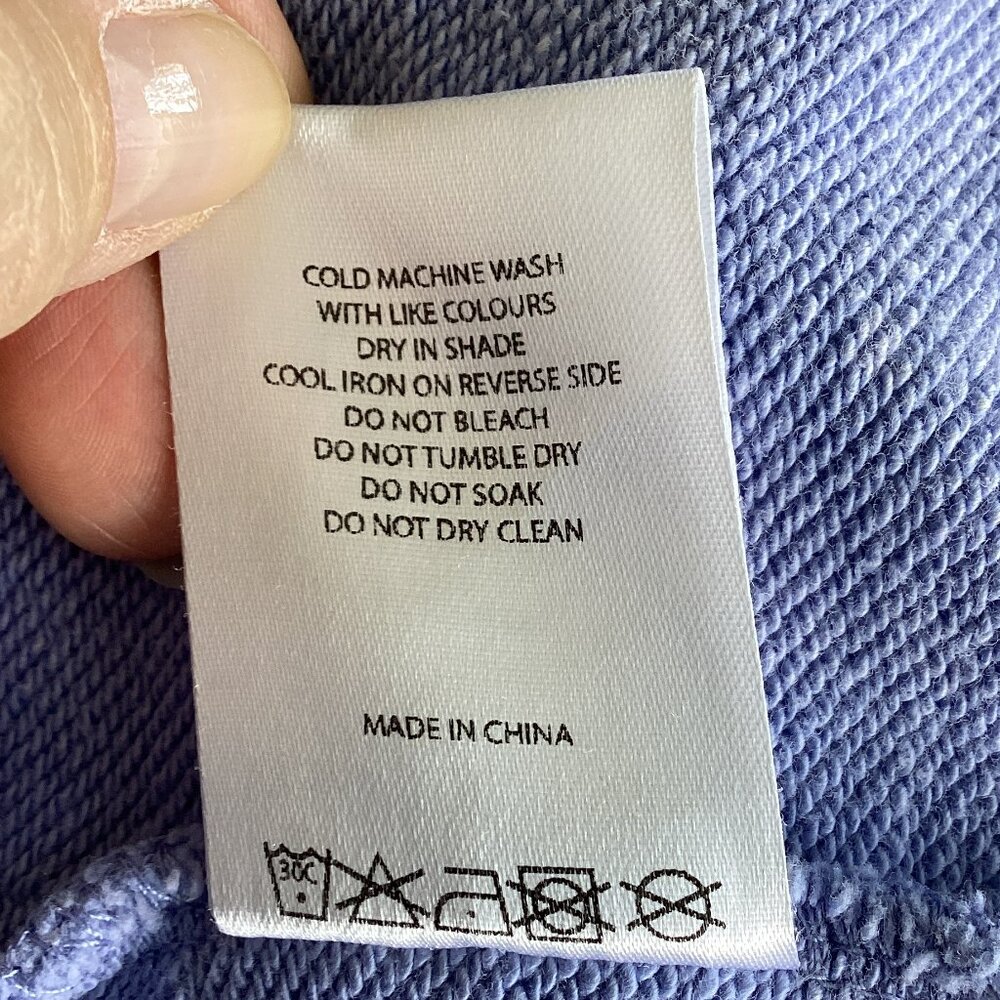 White Fox Light Blue Sweatshirt and Sweatpants Set – Medium - Picture 8 of 16